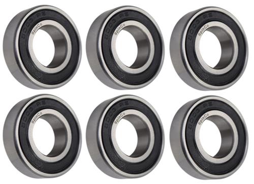 DURAFORCE (6 Each) 6003-2RS, 6003LLU, 6003DDU Sealed Radial Ball Bearing 17X35X10 SpinCo