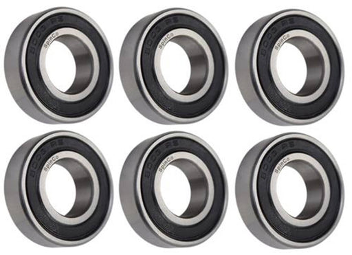 DURAFORCE (6 Each) 6003-2RS, 6003LLU, 6003DDU Sealed Radial Ball Bearing 17X35X10 SpinCo