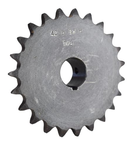 DURAFORCE 40 Roller Chain Sprocket 23 Teeth 7/8" Bore 40B23-7/8 40BS23H-7/8