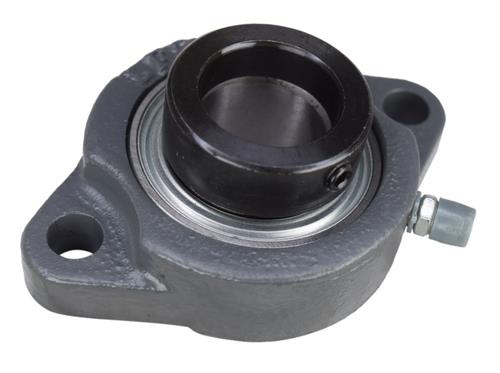 DURAFORCE 1" Light Duty Two Bolt Flange Bearing W/ Lock Collar ALF205-16G, FHLF205-16G