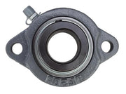 DURAFORCE 1" Light Duty Two Bolt Flange Bearing W/ Lock Collar ALF205-16G, FHLF205-16G