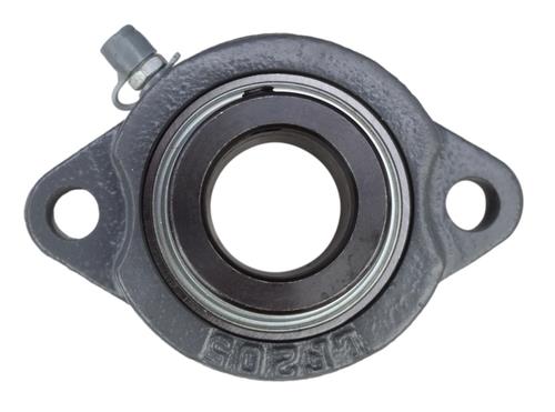 DURAFORCE 1" Light Duty Two Bolt Flange Bearing W/ Lock Collar ALF205-16G, FHLF205-16G