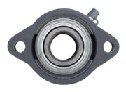 DURAFORCE 1" Light Duty Two Bolt Flange Bearing W/ Lock Collar ALF205-16G, FHLF205-16G