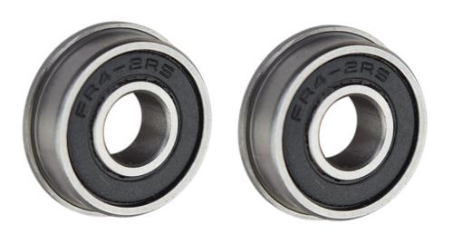 DURAFORCE (2 Each) FR4-2RS Flanged Sealed Radial Ball Bearing 1/4 ID X 5/8 OD X 0.196" W