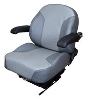DURAFORCE Gray Zero Turn Mower Suspension Seat Bobcat Dixie Snapper Toro Exmark Bad Boy