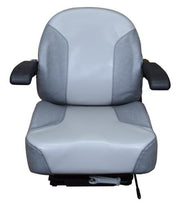 DURAFORCE Gray Zero Turn Mower Suspension Seat Bobcat Dixie Snapper Toro Exmark Bad Boy