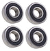 DURAFORCE (4 Each) 1622-2RS Sealed Radial Ball Bearing 9/16 ID X 1-3/8 OD X 7/16 Wide