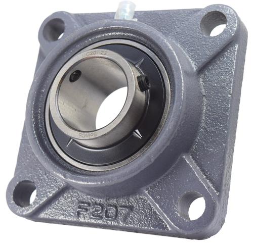 DURAFORCE 1-7/16" Four Bolt Flange Bearing Set Screws F4B-SC-107, UCF207-23 SpinCo