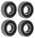 DURAFORCE (4 Each) 6001-2RS, 6001LLU, 6001DDU Sealed Radial Ball Bearing 12X28X8 SpinCo