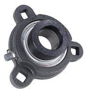 DURAFORCE 1-1/8" Three Bolt Flange Bearing W/ Lock Collar SATRD206-18G, VF3E-118, VF3E-118