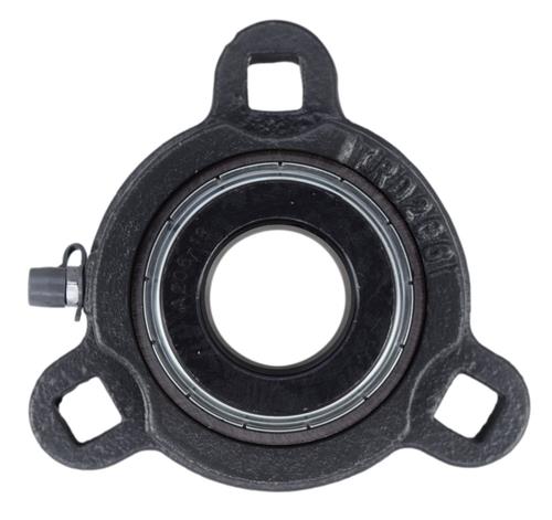 DURAFORCE 1-1/8" Three Bolt Flange Bearing W/ Lock Collar SATRD206-18G, VF3E-118, VF3E-118