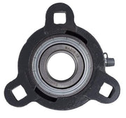 DURAFORCE 1-1/8" Three Bolt Flange Bearing W/ Lock Collar SATRD206-18G, VF3E-118, VF3E-118