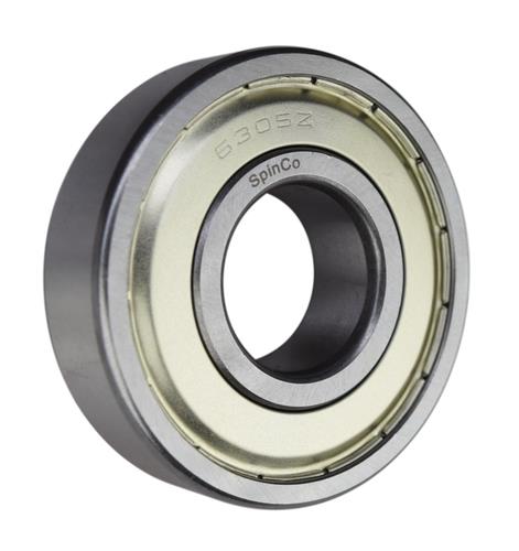 DURAFORCE (6 Pack) 6305-ZZ, 6305-2Z, 305SS Shielded Radial Ball Bearing 25X62X17 SpinCo
