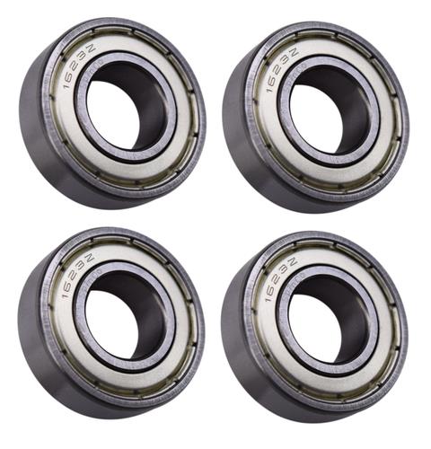 DURAFORCE (4 Each) 1623-ZZ Shielded Radial Ball Bearing 5/8 ID X 1-3/8 OD X 7/16 Wide