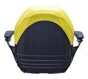 DURAFORCE John Deere Lawn Mower Seat w/ Armrests Yellow LX255 LX266 LX277 LX279 LX280