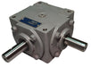 DURAFORCE 40 HP Right Angle Bevel Gearbox w/Crosshole & Keyed Shaft CW/CW 1:1