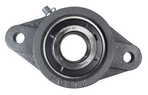 DURAFORCE 1-1/4" Two Bolt Flange Bearing UCFL207-20, VF2S-220, F2B-SC-104, SFT-20 SpinCo