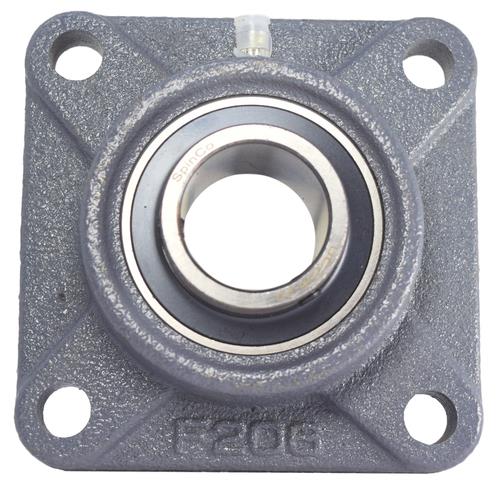 DURAFORCE 1-1/4" Four Bolt Flange Bearing Set Screws UCF206-20 SpinCo