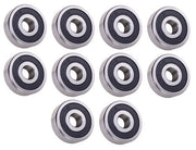DURAFORCE (10 Each) 625-2RS, 625LU, R1650-2RS Sealed Radial Ball Bearing 5X16X5 SpinCo