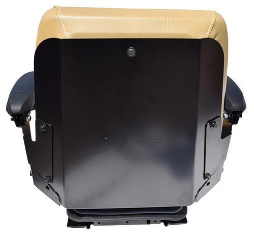 DURAFORCE Brown Zero Turn Lawn Mower Suspension Seat with Slides and Armrests SCAG Ariens