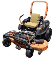 DURAFORCE Brown Zero Turn Lawn Mower Suspension Seat with Slides and Armrests SCAG Ariens