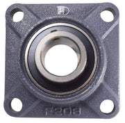 DURAFORCE 1-1/2" Four Bolt Flange Bearing Set Screws F4B-SC-108, UCF208-24 SpinCo