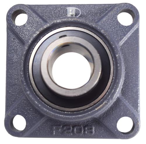 DURAFORCE 1-1/2" Four Bolt Flange Bearing Set Screws F4B-SC-108, UCF208-24 SpinCo