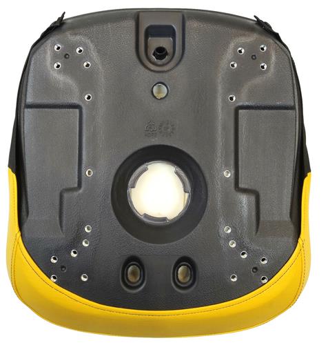 DURAFORCE John Deere 326D,326E,328M,328D,328E,332,332D,332E,CT315 Skid Steer Seat Yellow