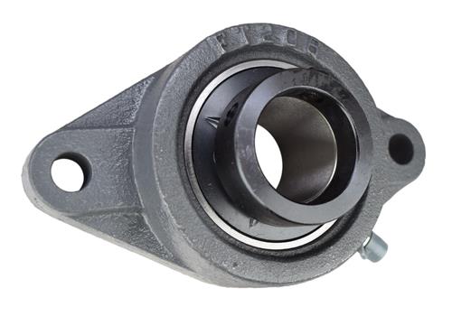DURAFORCE 1-1/4" Two Bolt Flange Bearing W/ Lock Collar HCFT206-20, RCJT-1-1/4S, VF2E-220S