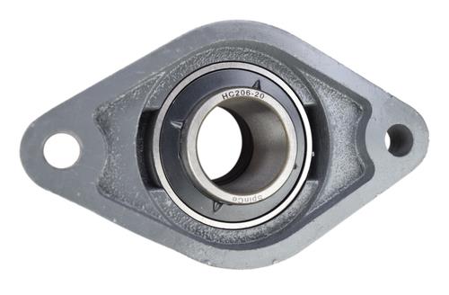 DURAFORCE 1-1/4" Two Bolt Flange Bearing W/ Lock Collar HCFT206-20, RCJT-1-1/4S, VF2E-220S
