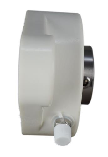 DURAFORCE 1" Stainless Steel Plastic Two Bolt Flange Bearing MUNCFL205-16, YCJT-1-PT