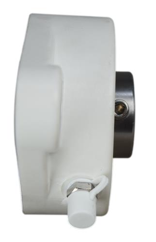 DURAFORCE 3/4" Stainless Steel Plastic Two Bolt Flange Bearing MUNCFL204-12, YCJT-3/4-PT