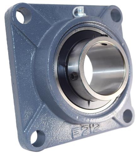 DURAFORCE 2-3/8" Four Bolt Flange Bearing Set Screws F4B-SC-206, UCF212-38 SpinCo