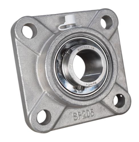 DURAFORCE 1" Stainless Steel Four Bolt Flange Bearing SSUCF205-16, SUCSF205-16, CRFS-PN16