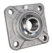 DURAFORCE 1" Stainless Steel Four Bolt Flange Bearing SSUCF205-16, SUCSF205-16, CRFS-PN16