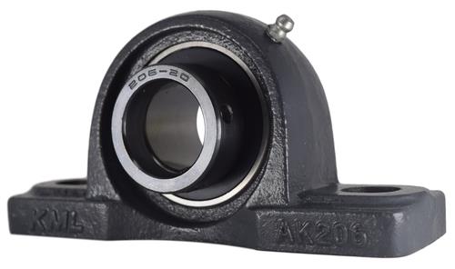 DURAFORCE 1-1/4" Pillow Block Bearing W/ Lock Collar HCAK206-20 SpinCo