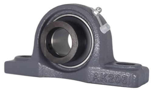DURAFORCE 1-3/16" Pillow Block Bearing W/ Lock Collar RAK-1-3/16, VPLE 219, HCAK206-19