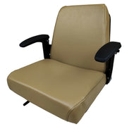 DURAFORCE Brown Zero Turn Lawn Mower Seat Armrests Slides SCAG Ariens