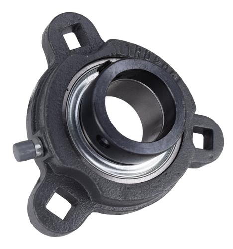 DURAFORCE 1-1/4" Three Bolt Flange Bearing W/ Lock Collar SATRD206-20G, FHSF3X206-20G