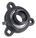 DURAFORCE 1-1/4" Three Bolt Flange Bearing W/ Lock Collar SATRD206-20G, FHSF3X206-20G