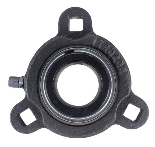 DURAFORCE 1-1/4" Three Bolt Flange Bearing W/ Lock Collar SATRD206-20G, FHSF3X206-20G