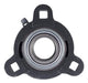 DURAFORCE 1-1/4" Three Bolt Flange Bearing W/ Lock Collar SATRD206-20G, FHSF3X206-20G