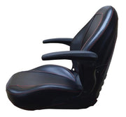 DURAFORCE High Back Lawn Mower Seat w/ Armrests Black Cub Cadet, Dixie Chopper, Dixon