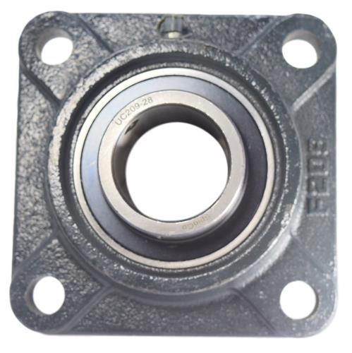 DURAFORCE 1-3/4" Four Bolt Flange Bearing Set Screws F4B-SC-112, UCF209-28 SpinCo