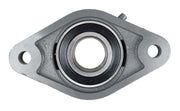 DURAFORCE 1-3/8" Two Bolt Flange Bearing UCFL207-22, VF2S-222, F2B-SC-106, SFT-22 SpinCo