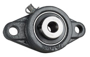 DURAFORCE 1/2" Two Bolt Flange Bearing Set Screws UCFL201-08, VF2S-208, F2B-SC-008, SFT-08