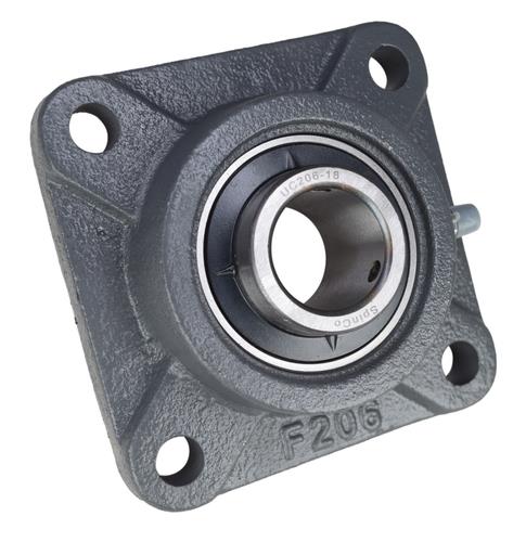 DURAFORCE 1-1/8" Four Bolt Flange Bearing UCF206-18, F4B-SC-102, VF4S-218, SF-1-1/8 SpinCo