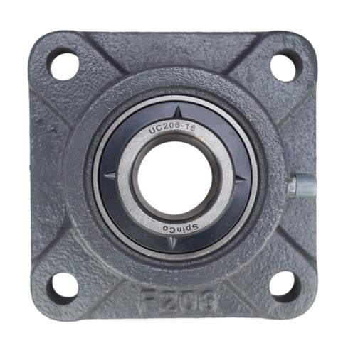 DURAFORCE 1-1/8" Four Bolt Flange Bearing UCF206-18, F4B-SC-102, VF4S-218, SF-1-1/8 SpinCo