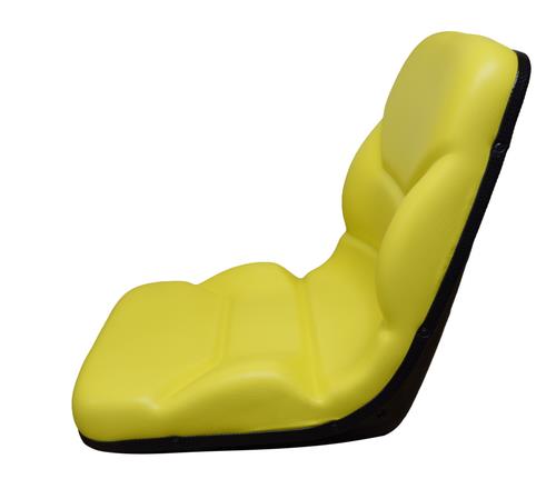 DURAFORCE John Deere Tractor Seat Yellow W/ Flip Hinge 650 750 850 900HC 950 1050 CH16115
