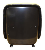 DURAFORCE John Deere High Back Lawn Mower Compact Tractor Seat With Slides Yellow